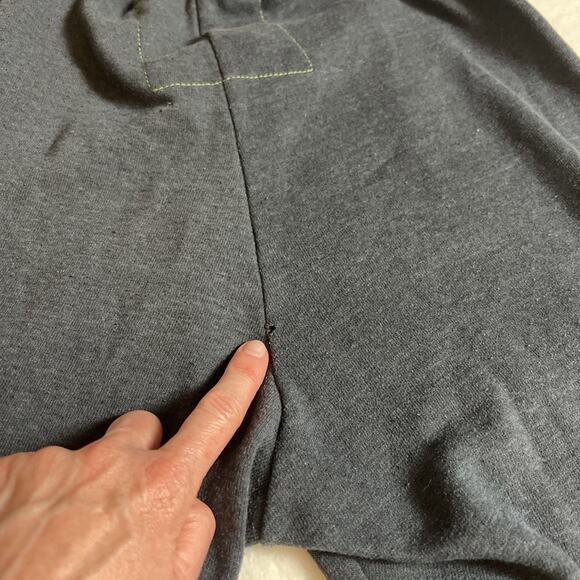 Aviator Nation Women’s Sweatpants Size S Blue Striped Athleisure Streetwear FLAW - Picture 6 of 8